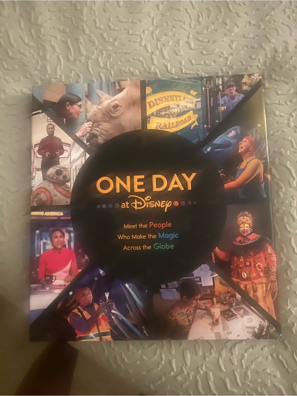 Disney One Day at Disney Hardcover – Black & Gold with Multicolor Accents
